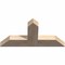 Ekena Millwork Portland Smooth Timber Gable Bracket, Douglas Fir, 36"W x 18"H x 3 1/2"D x 5 1/2"F, 12/12 Pitch GBW036X18X0406POR00SDF - alternate 3